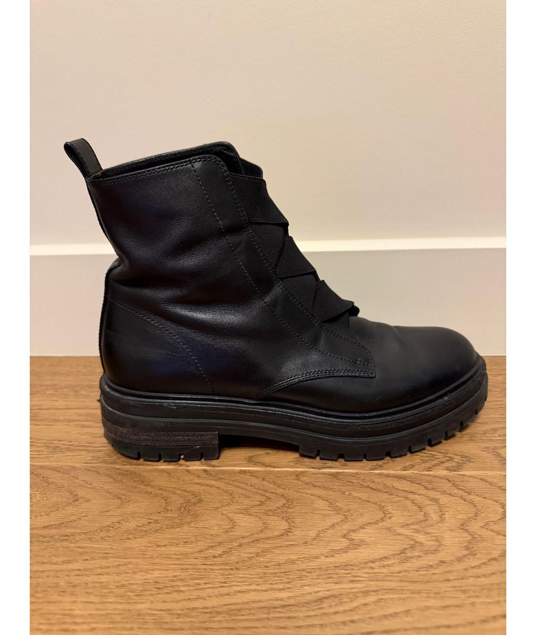 GIANVITO ROSSI Черные кожаные ботинки, фото 8