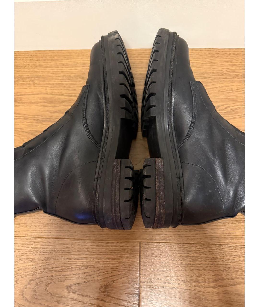 GIANVITO ROSSI Черные кожаные ботинки, фото 3