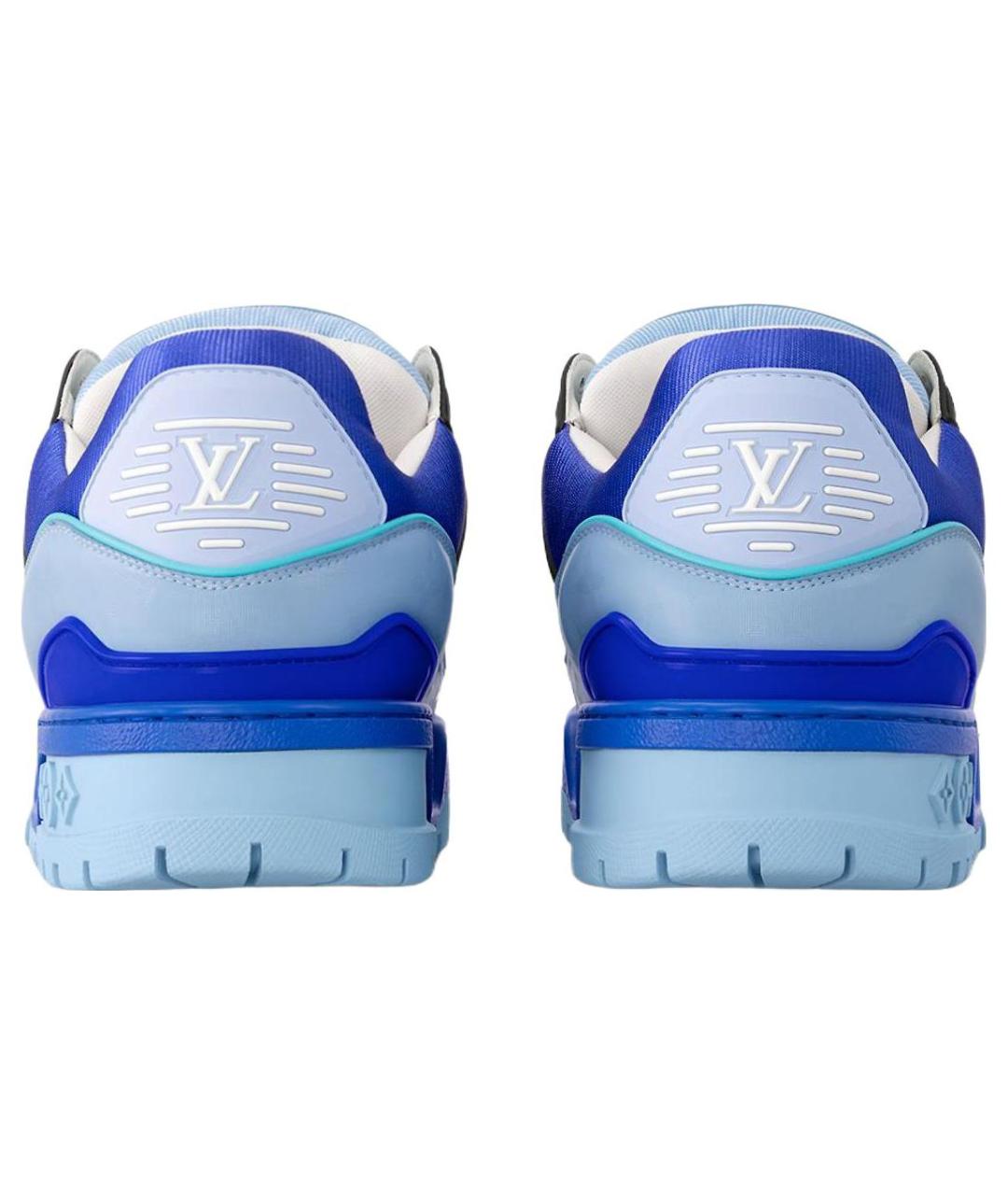 LOUIS VUITTON Синие низкие кроссовки / кеды, фото 5