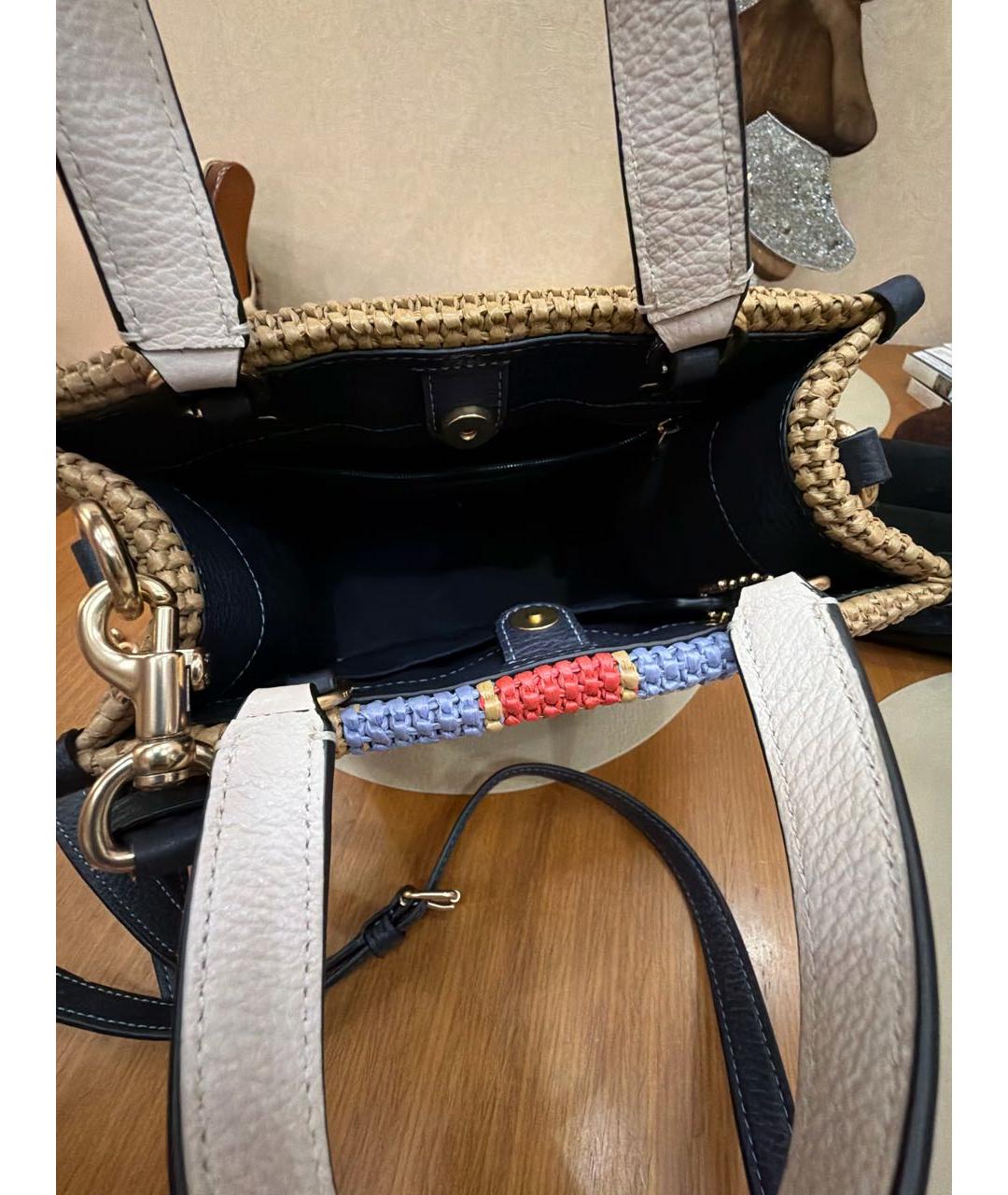 COACH Мульти пелетеная сумка тоут, фото 4