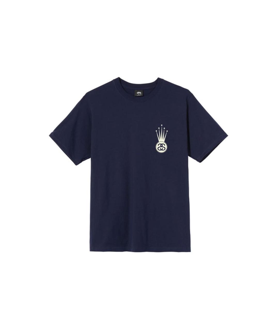 STUSSY Синяя футболка, фото 1