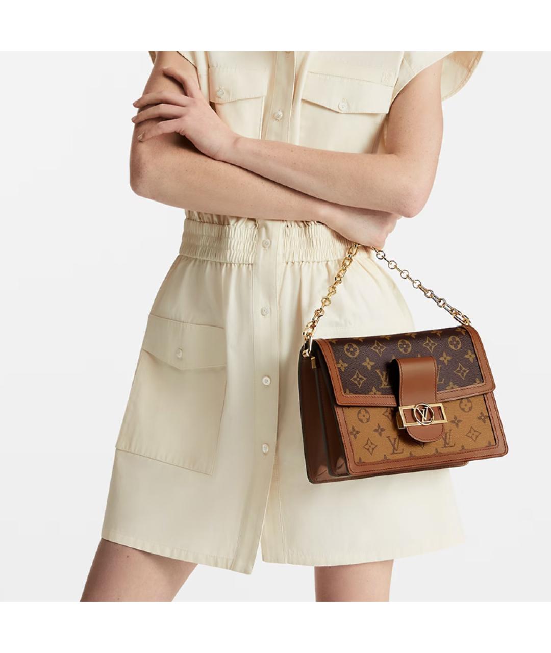 LOUIS VUITTON Коричневая сумка через плечо, фото 8