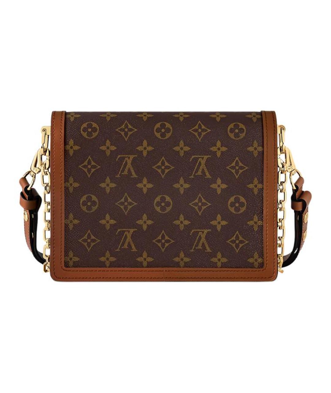 LOUIS VUITTON Коричневая сумка через плечо, фото 3