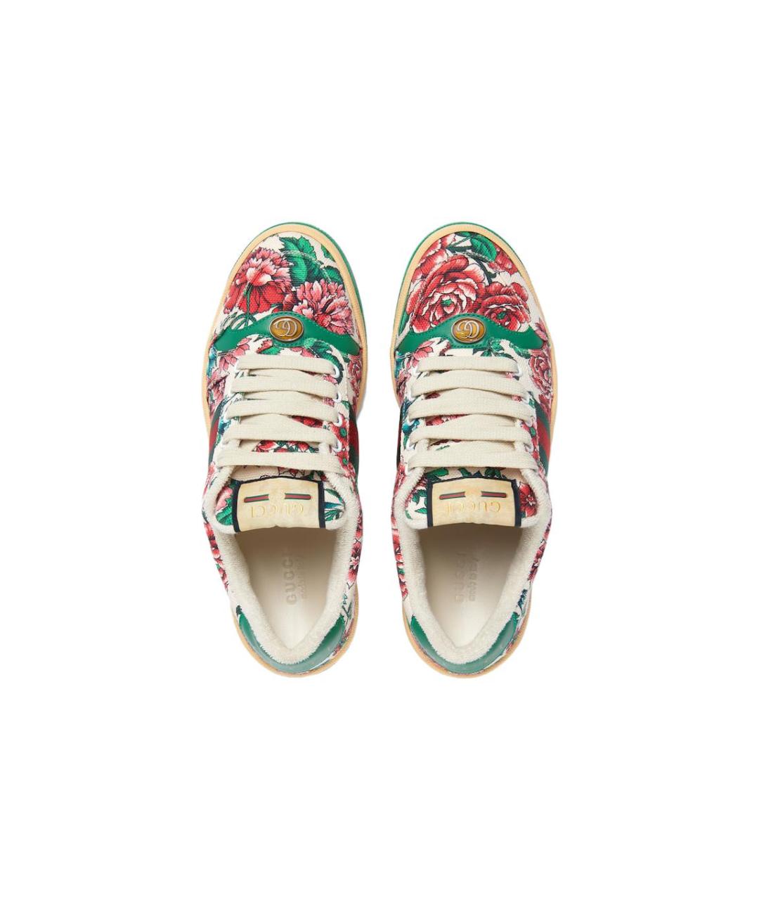 GUCCI Мульти кожаные кеды, фото 4