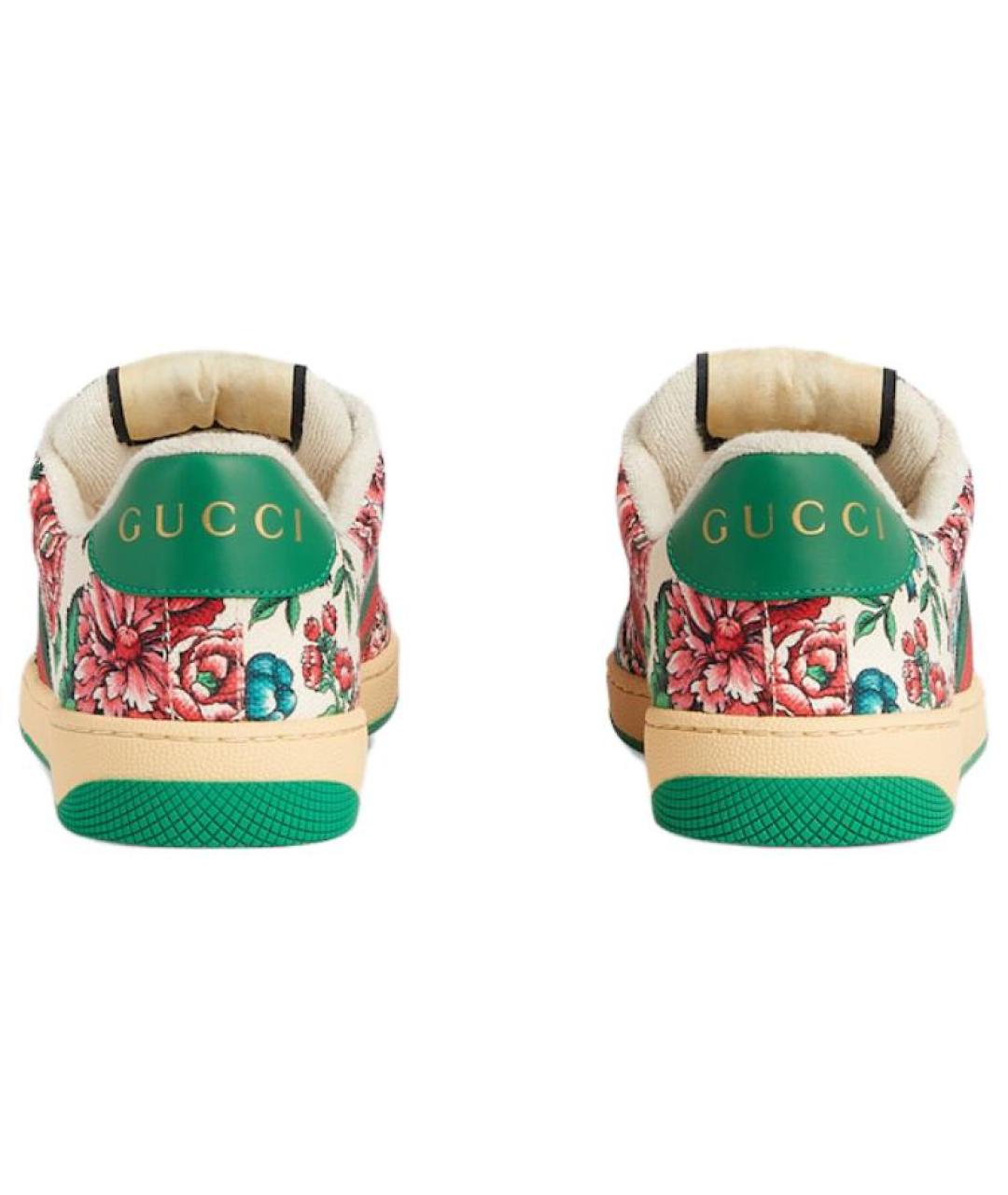 GUCCI Мульти кожаные кеды, фото 5