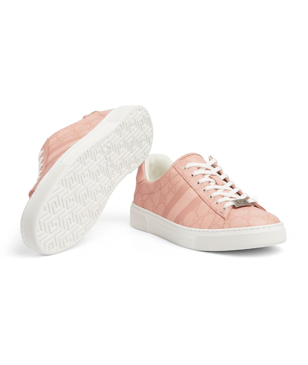 GUCCI Розовые кеды, фото 6