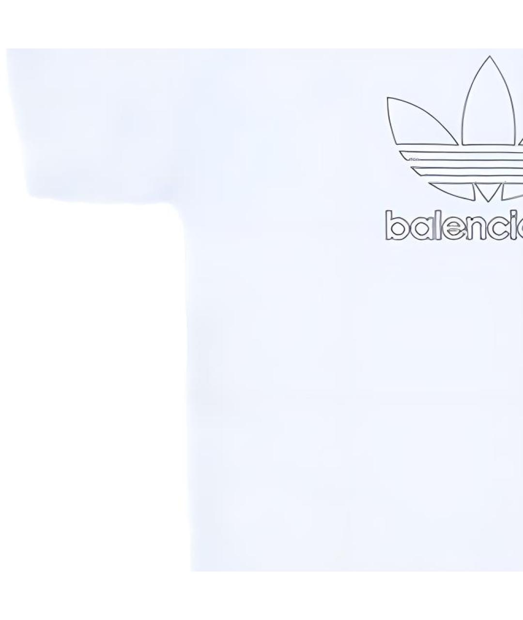 BALENCIAGA Белая футболка, фото 3