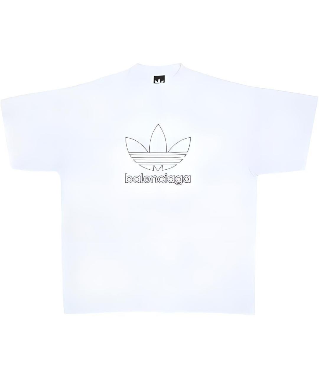 BALENCIAGA Белая футболка, фото 1