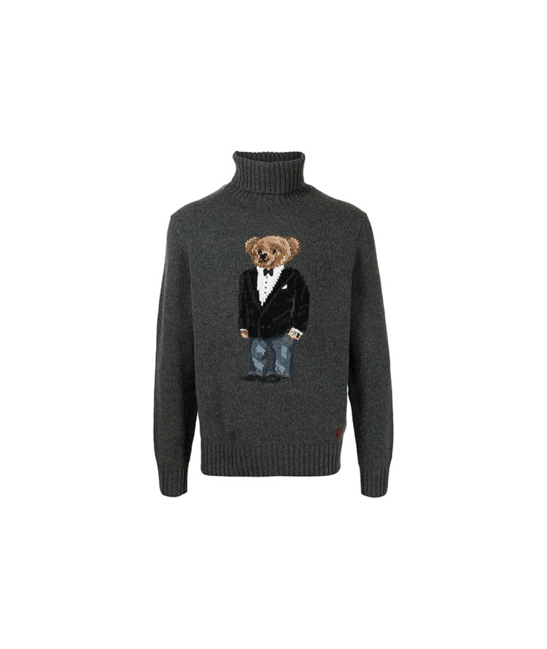 POLO RALPH LAUREN Серый джемпер / свитер, фото 1