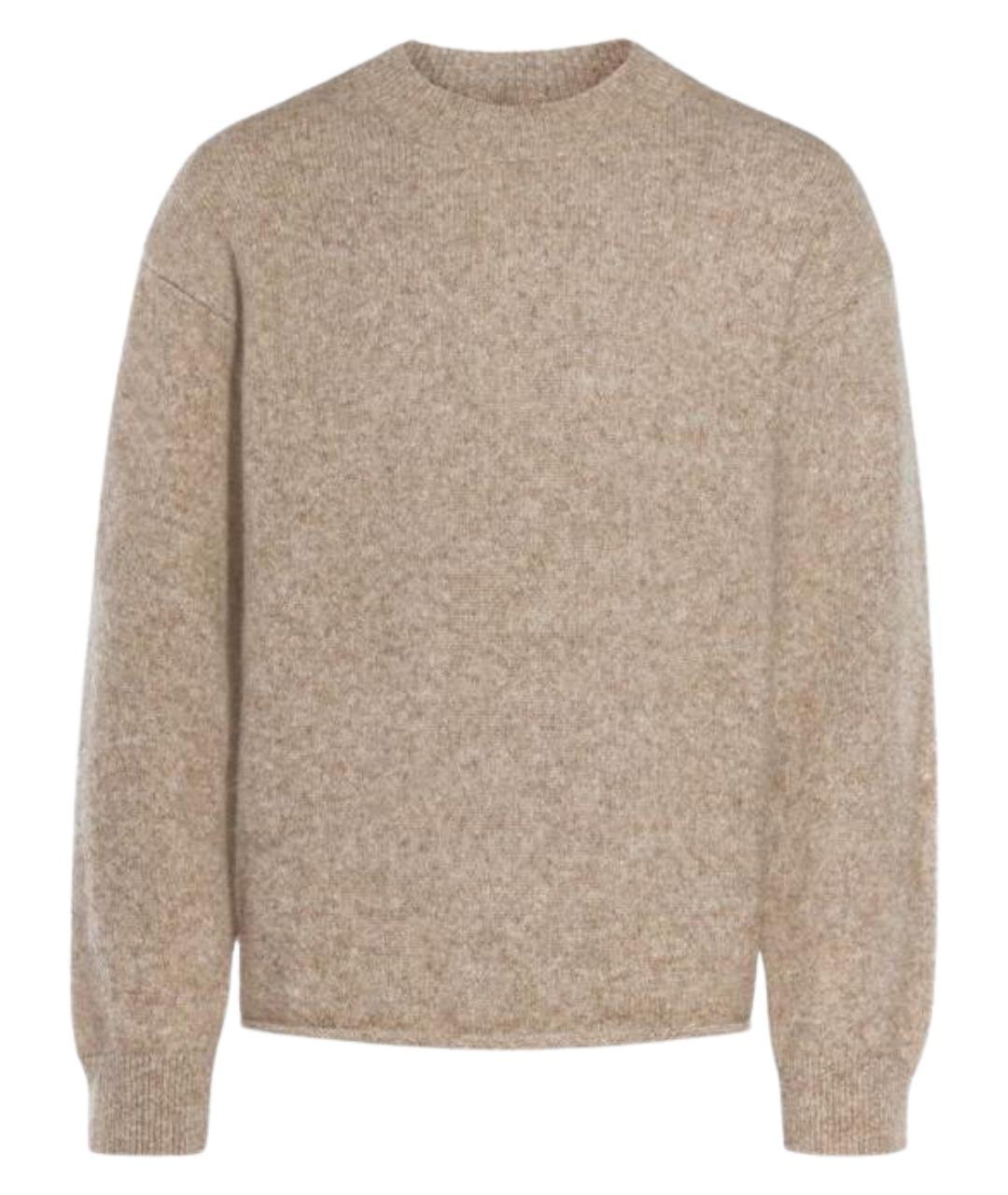 JACQUEMUS Коричневый шерстяной джемпер / свитер, фото 1