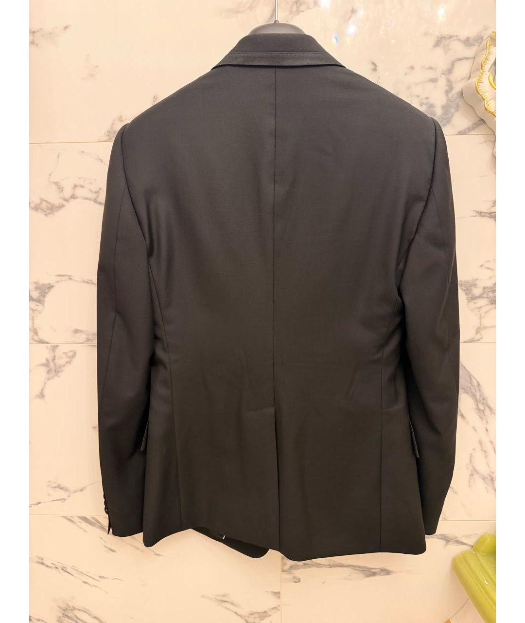 DOLCE&GABBANA Черный шерстяной пиджак, фото 2
