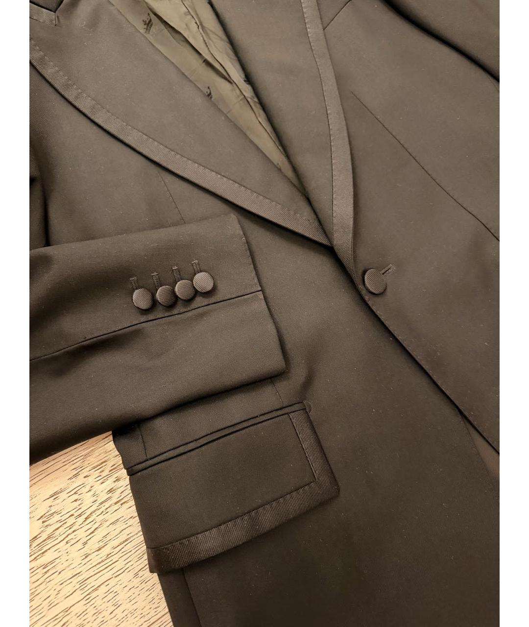 DOLCE&GABBANA Черный шерстяной пиджак, фото 3