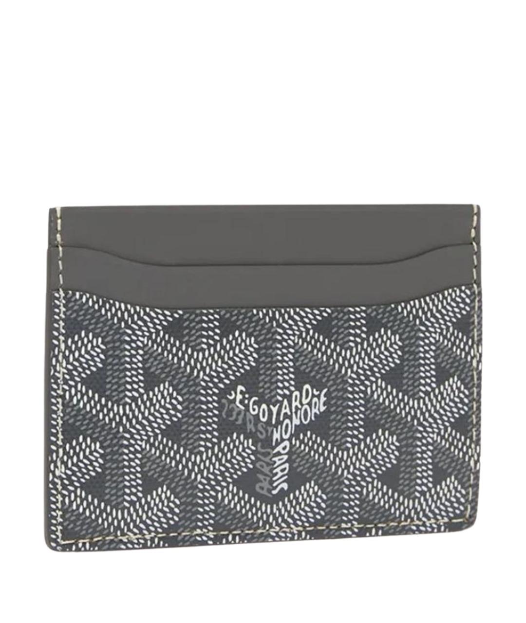 GOYARD Серый кожаный кардхолдер, фото 1