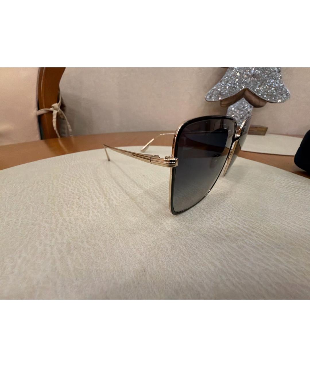 TOM FORD Черные металлические солнцезащитные очки, фото 2