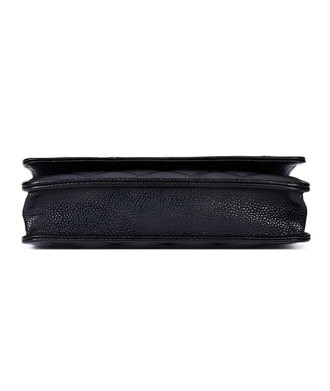 CHANEL Черная кожаная сумка через плечо, фото 1