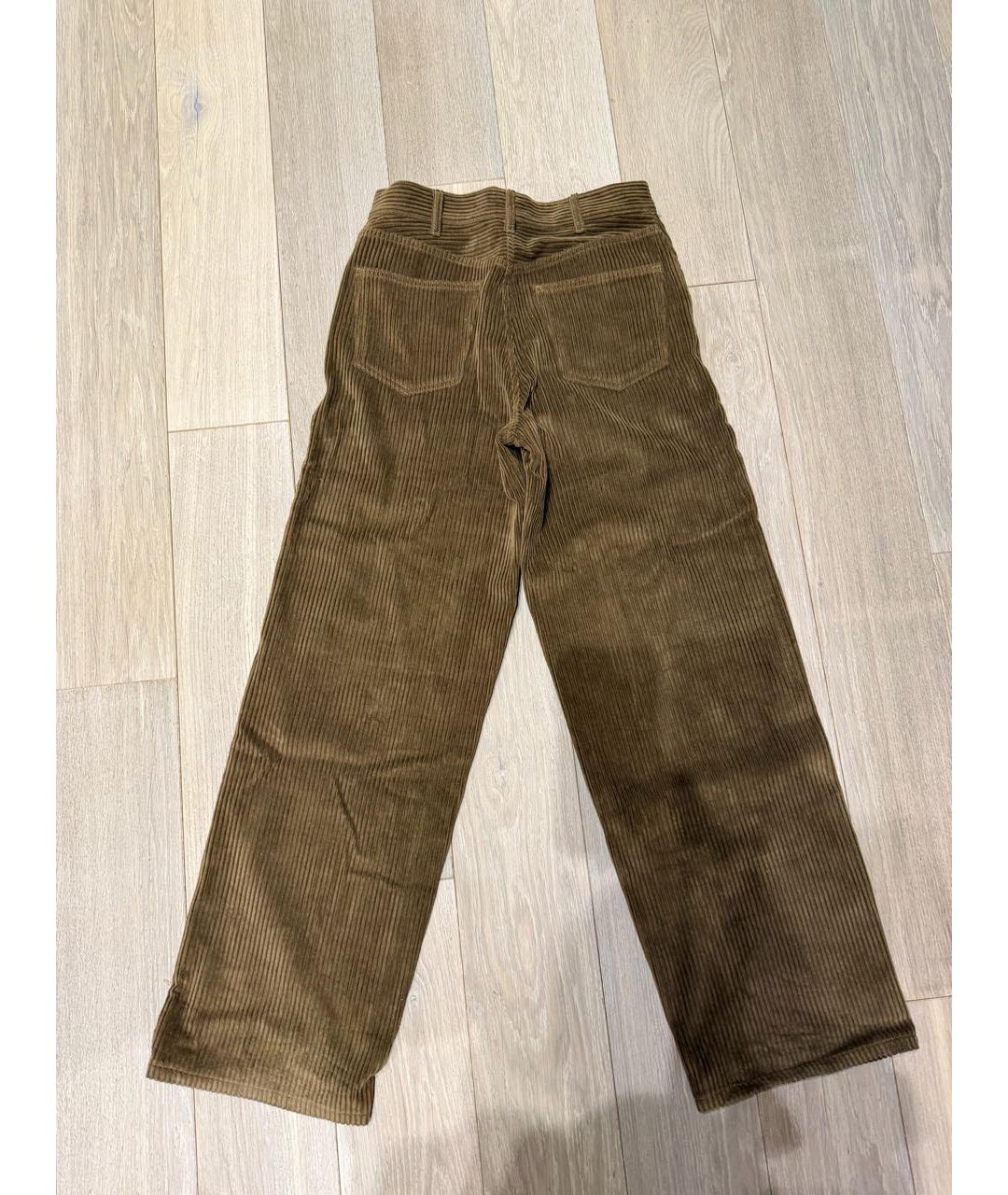 CELINE Коричневые брюки широкие, фото 2