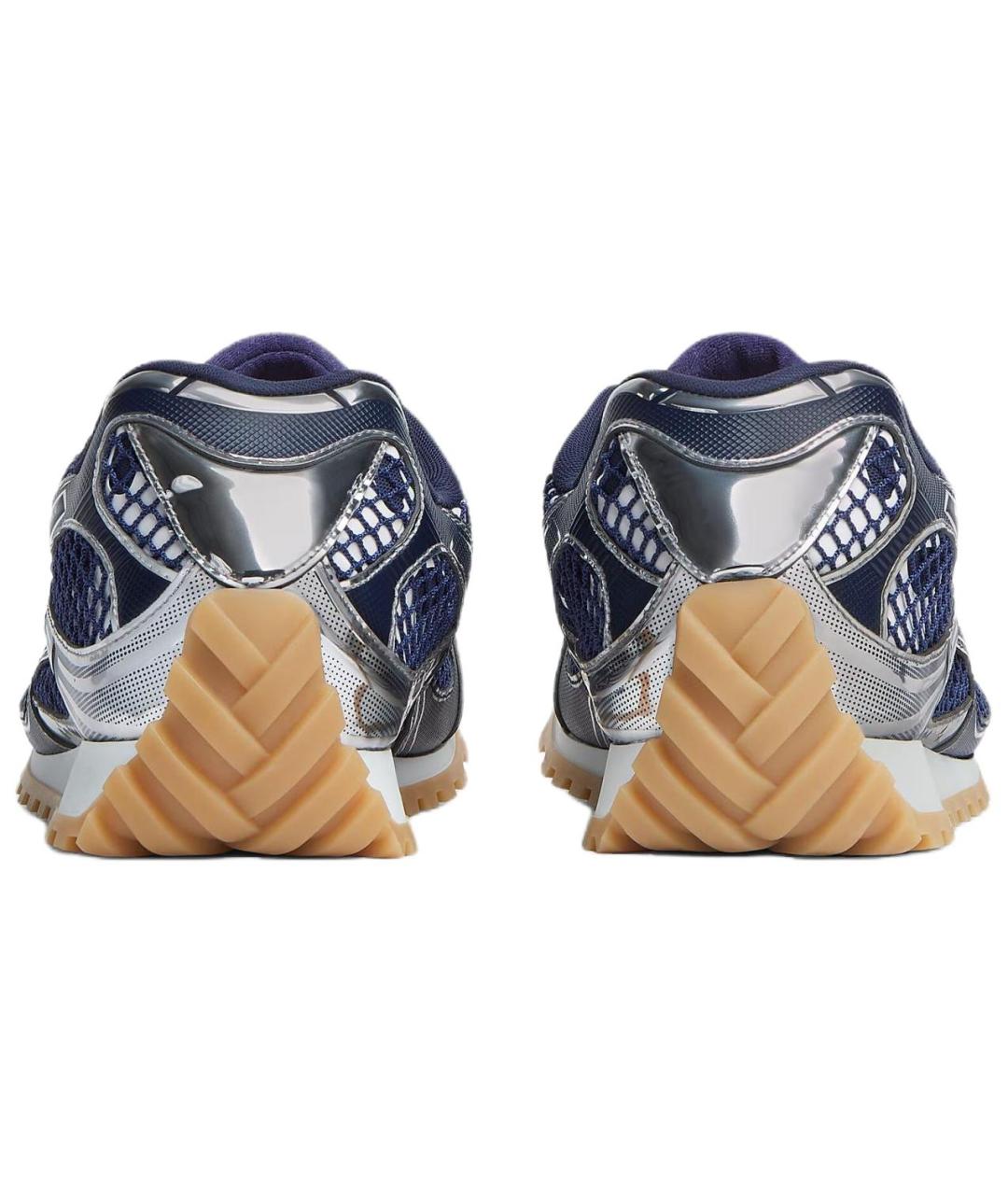 BOTTEGA VENETA Синие высокие кроссовки / кеды, фото 5