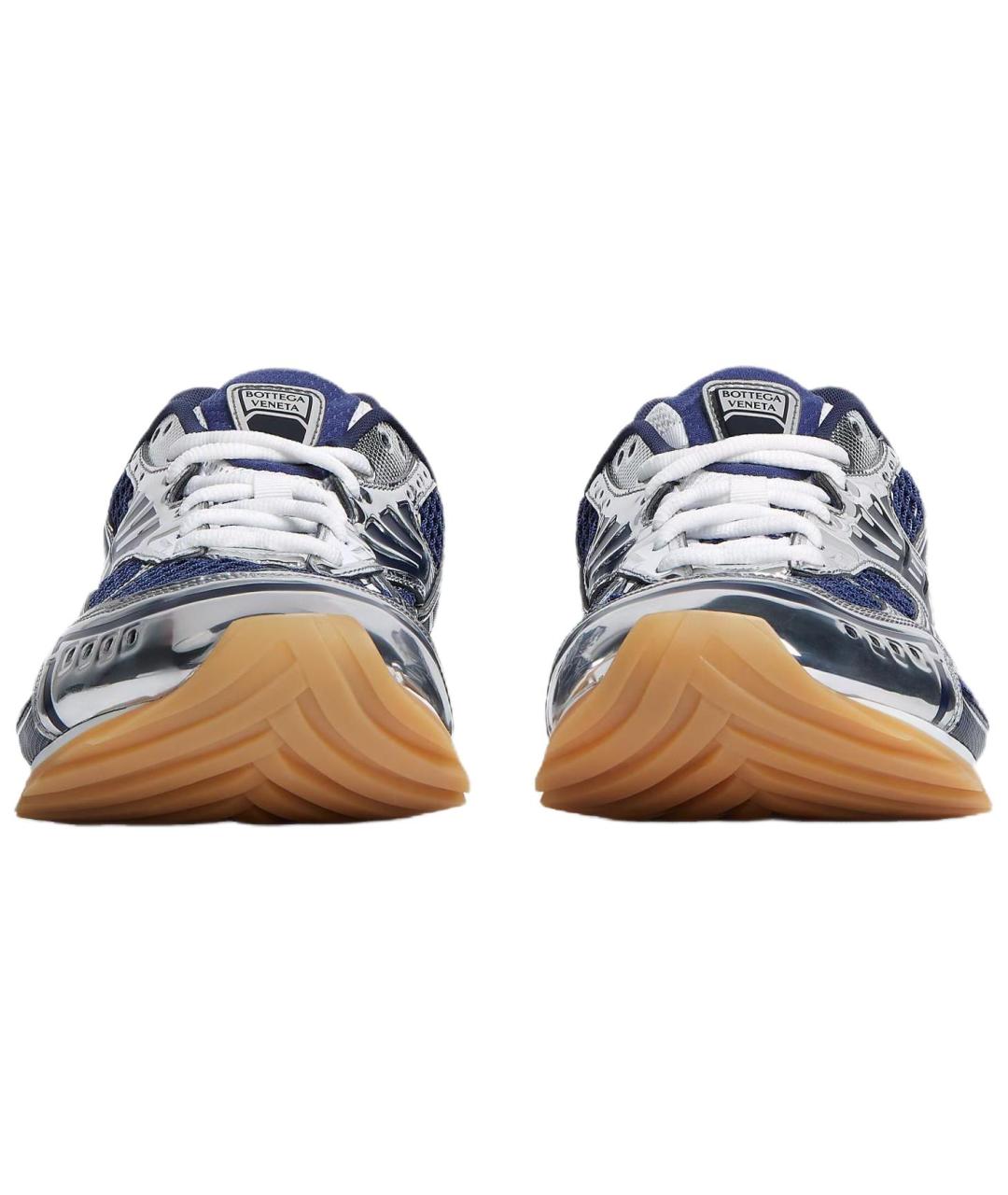 BOTTEGA VENETA Синие высокие кроссовки / кеды, фото 3