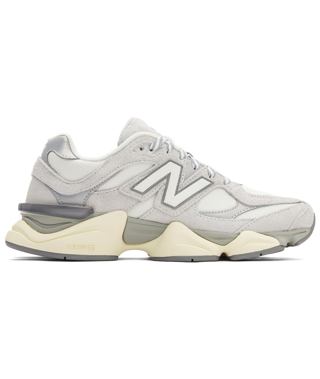 NEW BALANCE Серые замшевые кроссовки, фото 1