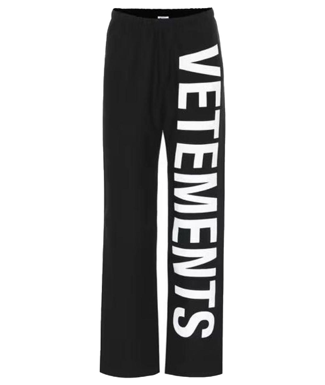 VETEMENTS Черные хлопковые спортивные брюки и шорты, фото 1