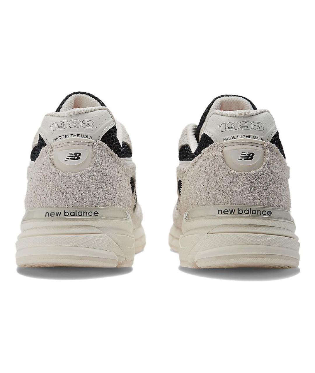 NEW BALANCE Бежевые замшевые высокие кроссовки / кеды, фото 5