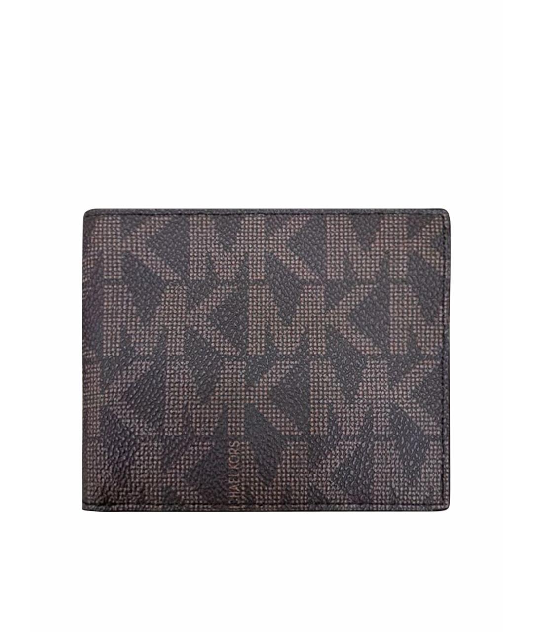 MICHAEL KORS Коричневый кожаный кошелек, фото 1