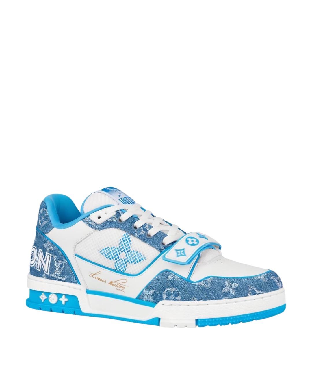 LOUIS VUITTON Мульти текстильные низкие кроссовки / кеды, фото 1