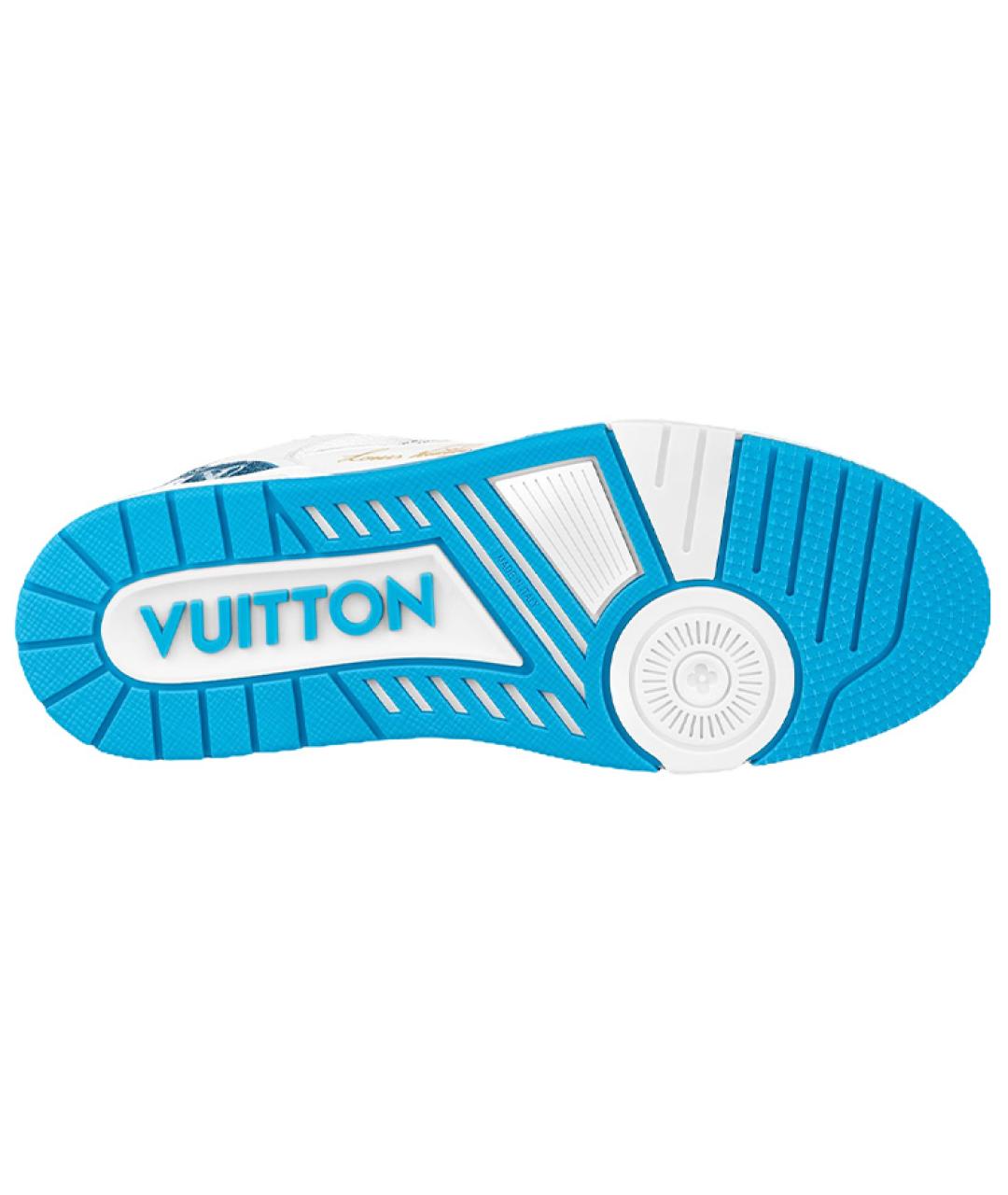 LOUIS VUITTON Мульти текстильные низкие кроссовки / кеды, фото 5