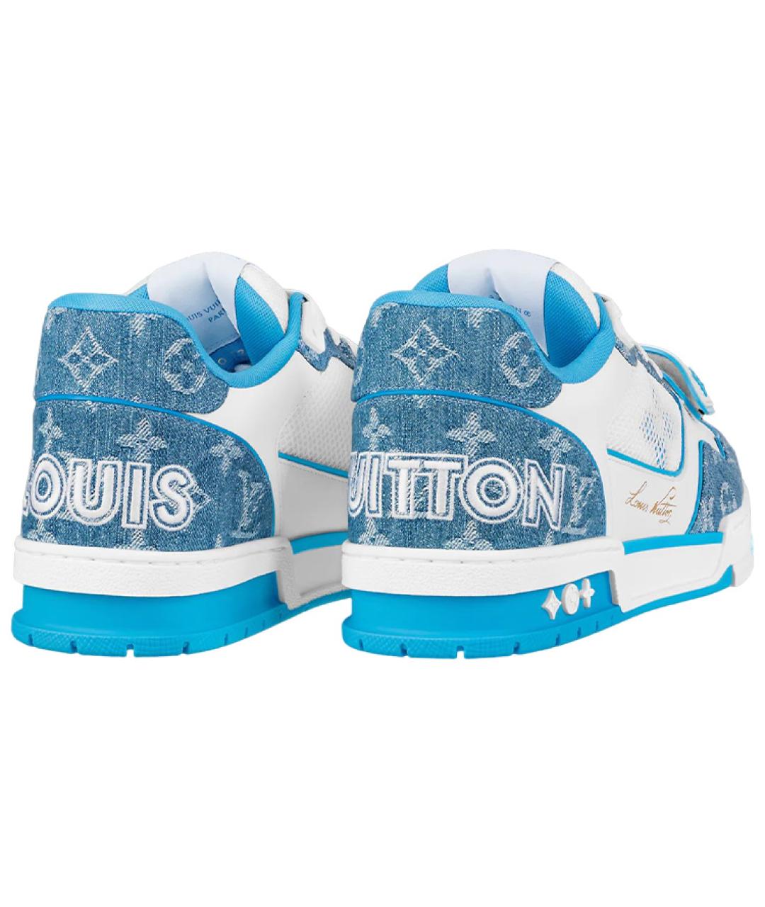 LOUIS VUITTON Мульти текстильные низкие кроссовки / кеды, фото 3