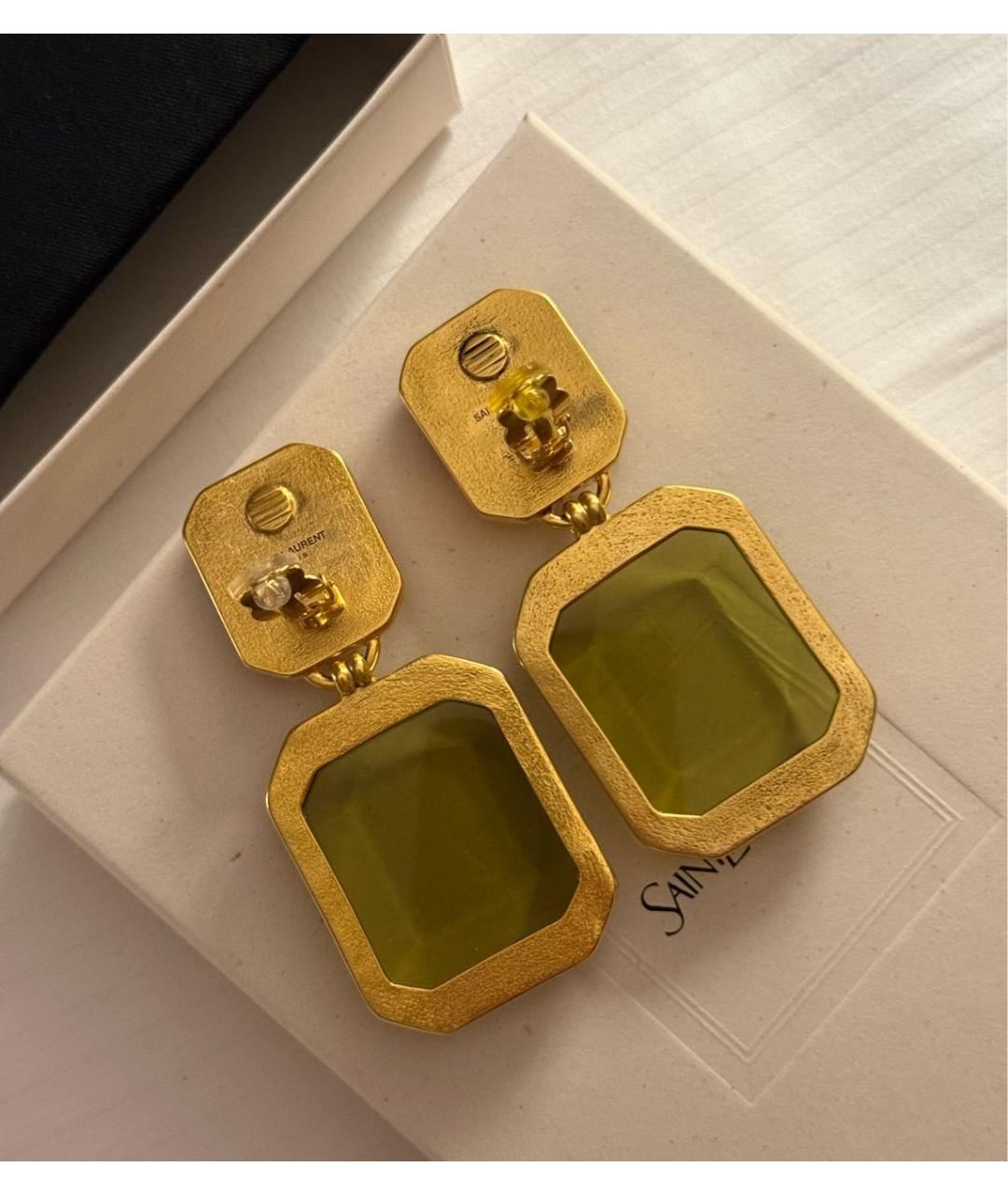 SAINT LAURENT Мульти латунные серьги, фото 5