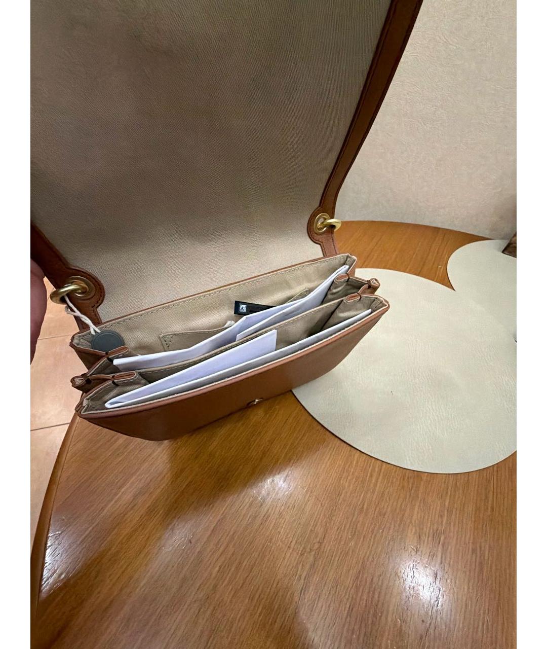 SEE BY CHLOE Горчичная замшевая сумка через плечо, фото 4