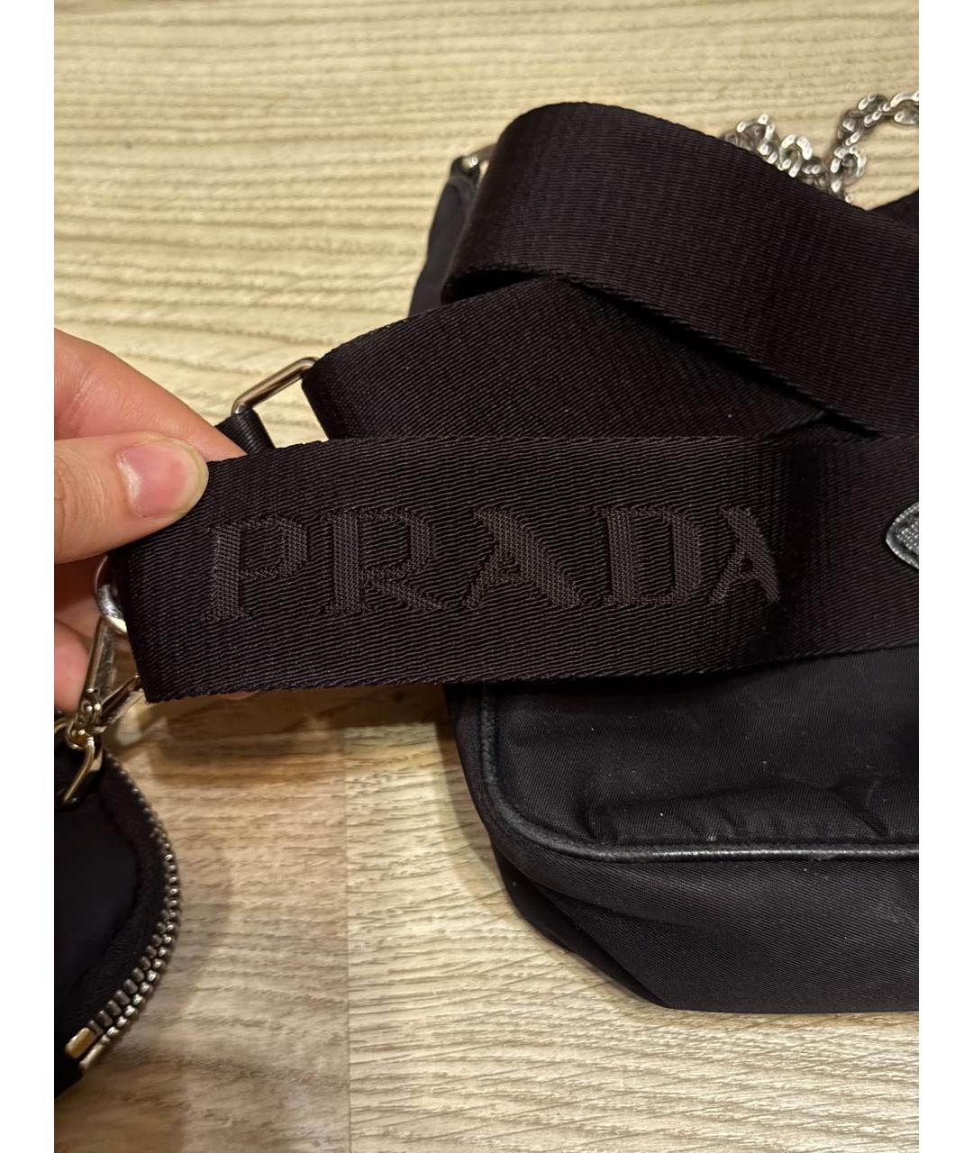 PRADA Черная сумка с короткими ручками, фото 6