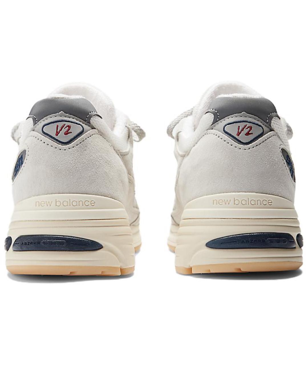 NEW BALANCE Бежевые замшевые высокие кроссовки / кеды, фото 6