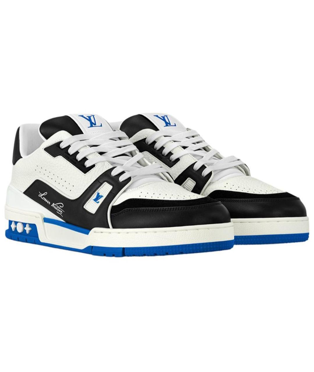 LOUIS VUITTON Мульти кожаные низкие кроссовки / кеды, фото 3