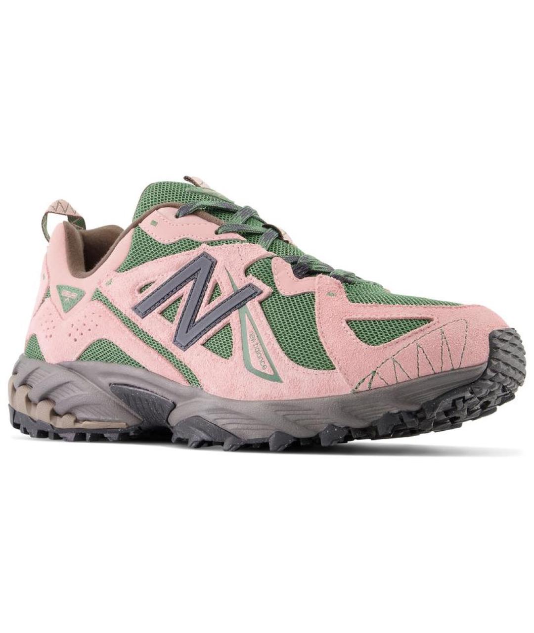 NEW BALANCE Розовые замшевые кроссовки, фото 4