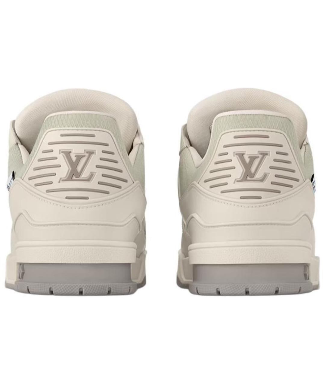 LOUIS VUITTON Серые низкие кроссовки / кеды, фото 6