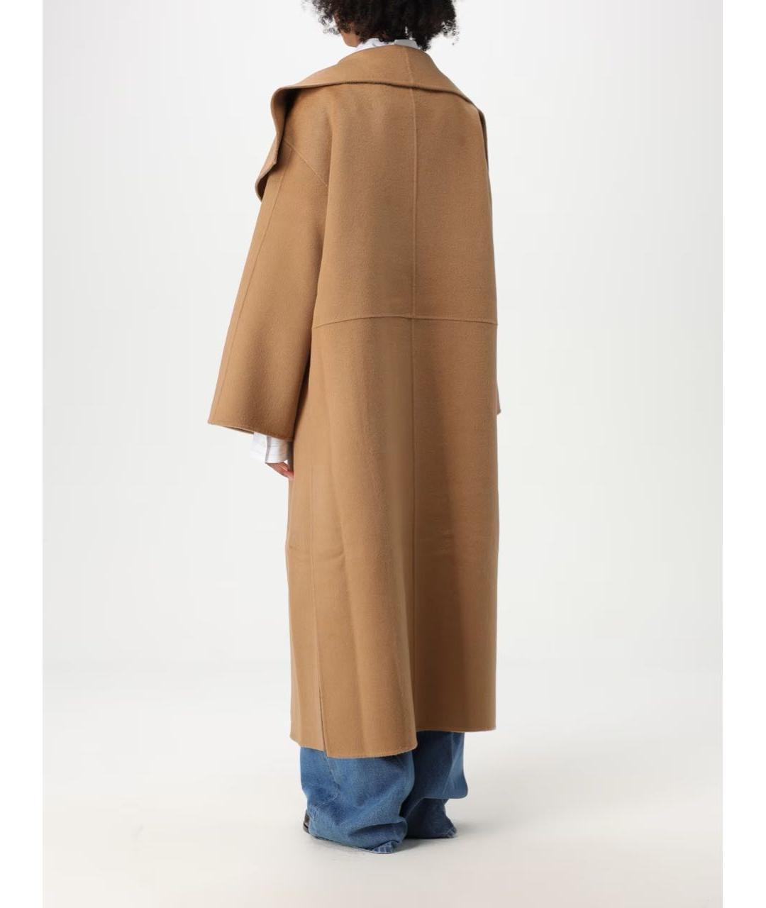 TOTEME Коричневое шерстяное пальто, фото 2