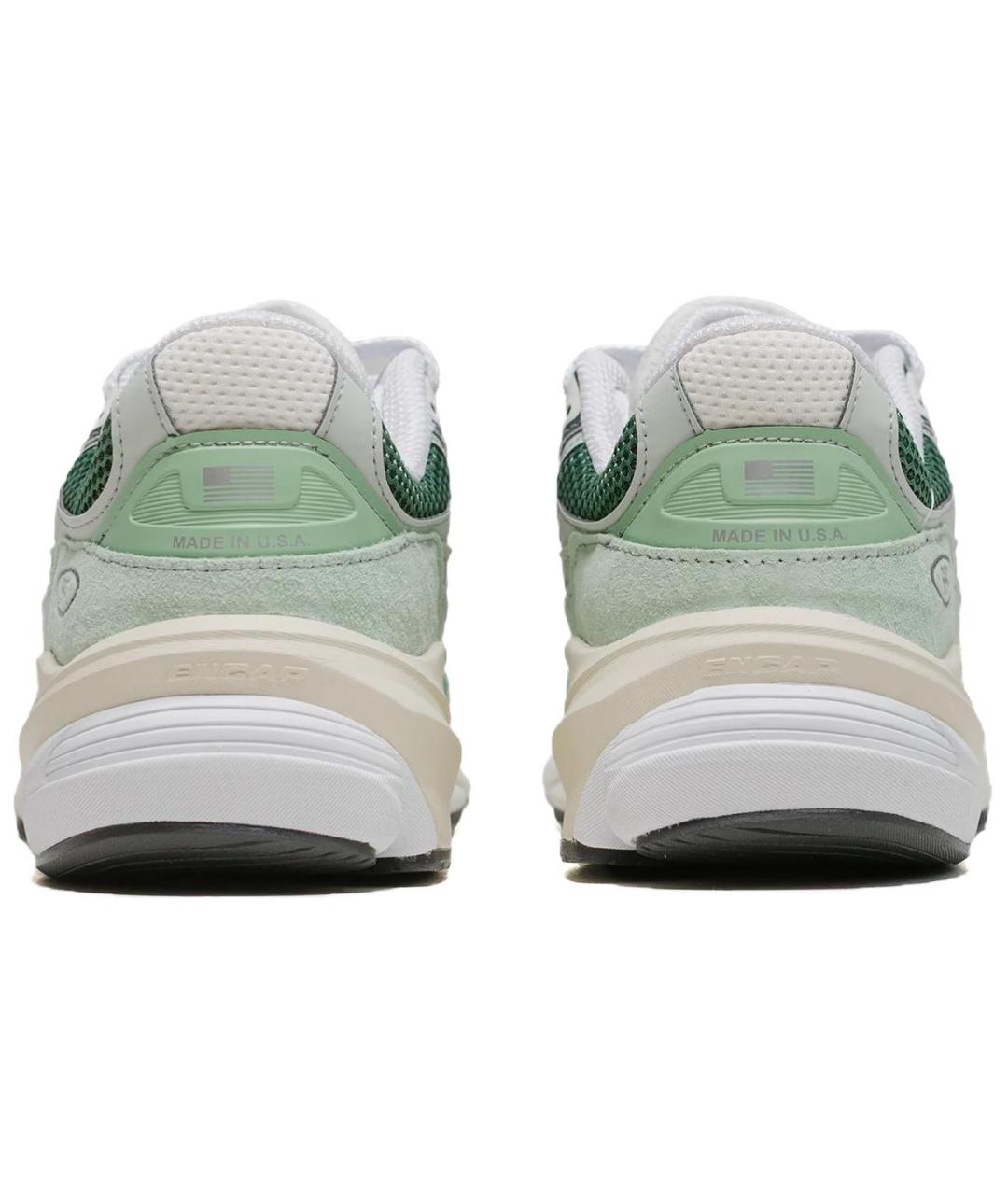 NEW BALANCE Зеленые текстильные кроссовки, фото 4