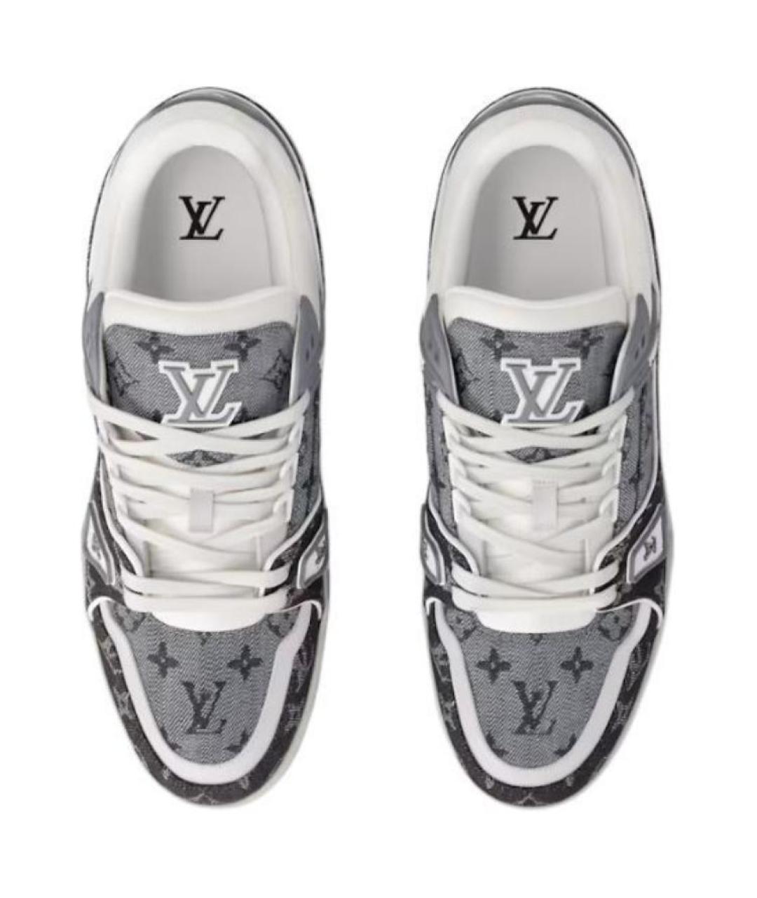 LOUIS VUITTON Мульти кожаные кроссовки, фото 4