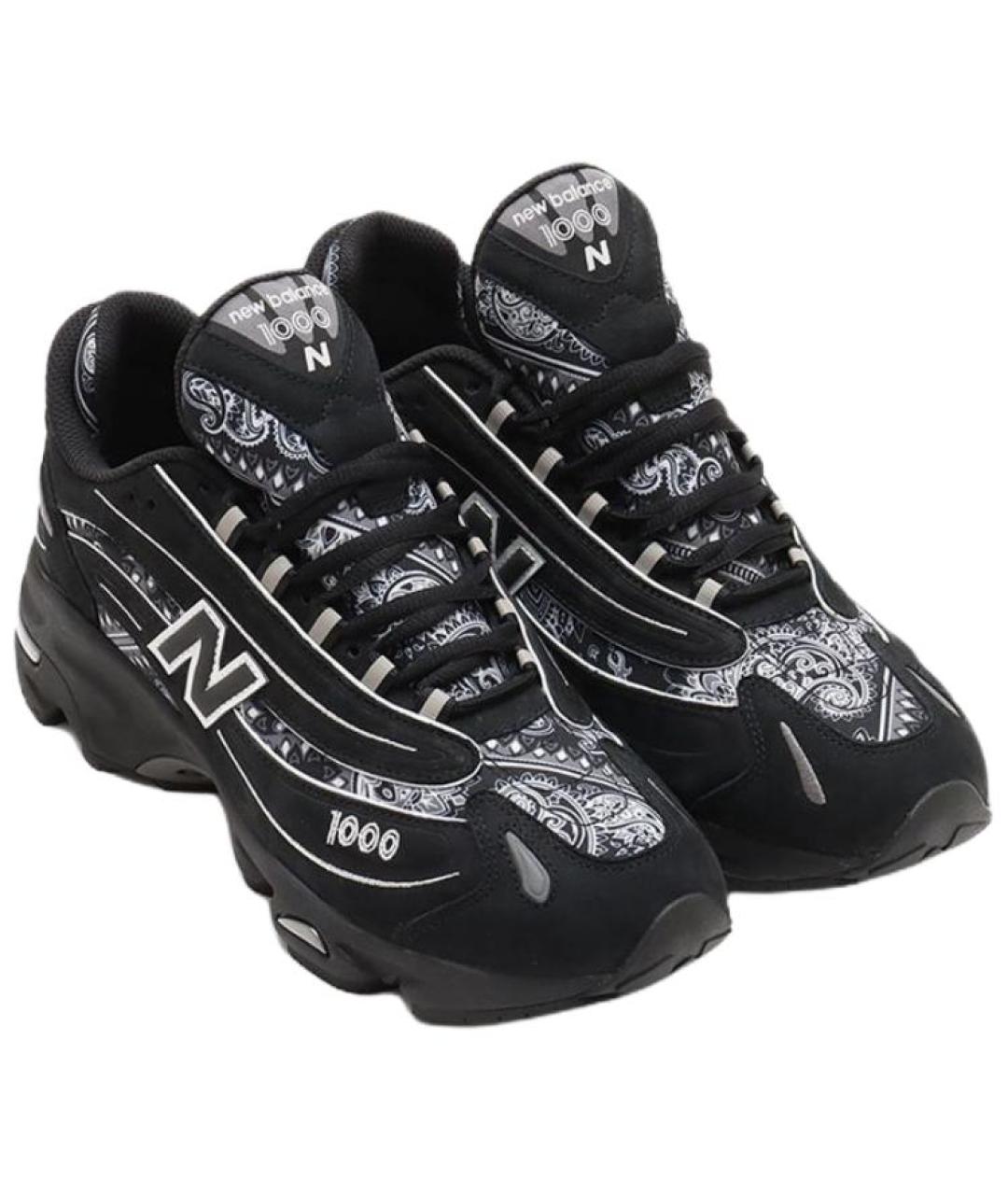 NEW BALANCE Черные замшевые высокие кроссовки / кеды, фото 2