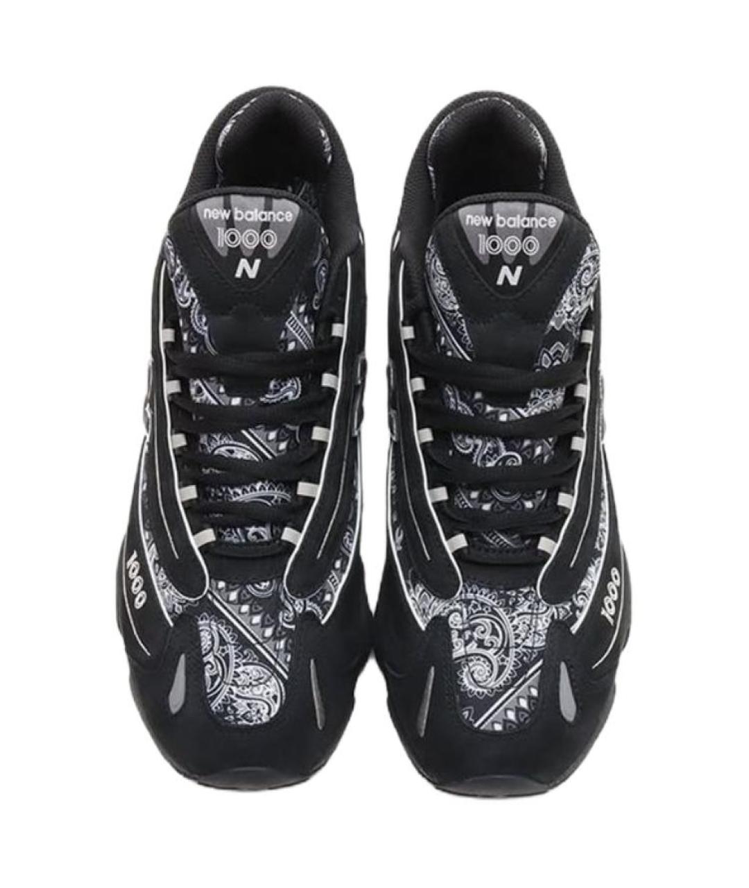 NEW BALANCE Черные замшевые высокие кроссовки / кеды, фото 3