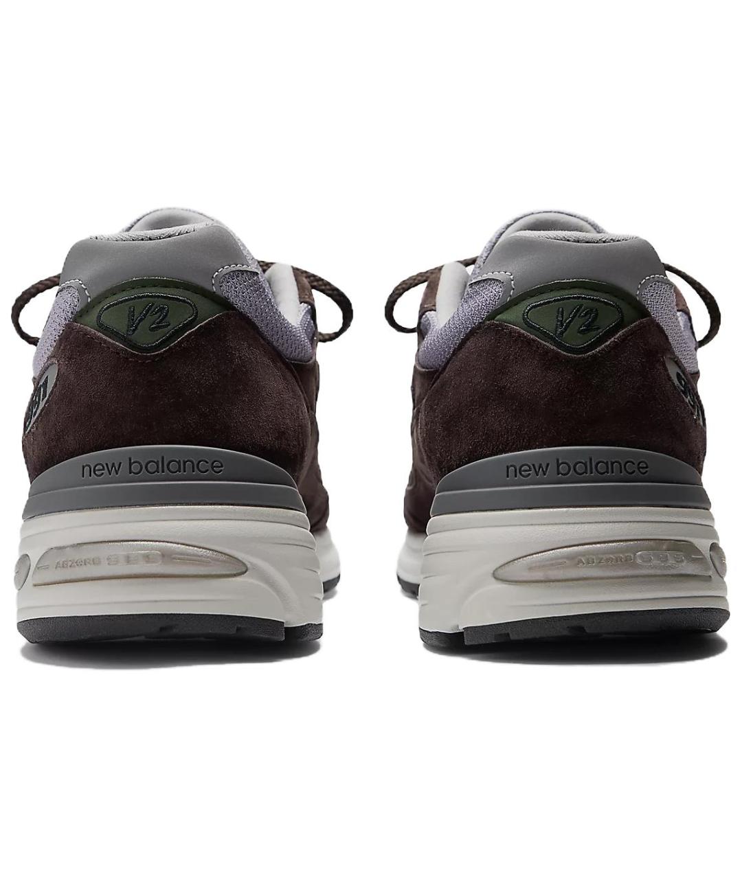 NEW BALANCE Коричневые замшевые кроссовки, фото 5