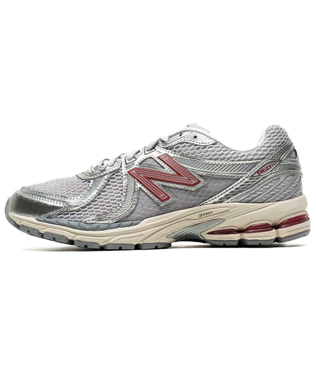 NEW BALANCE Серебряные кроссовки, фото 2