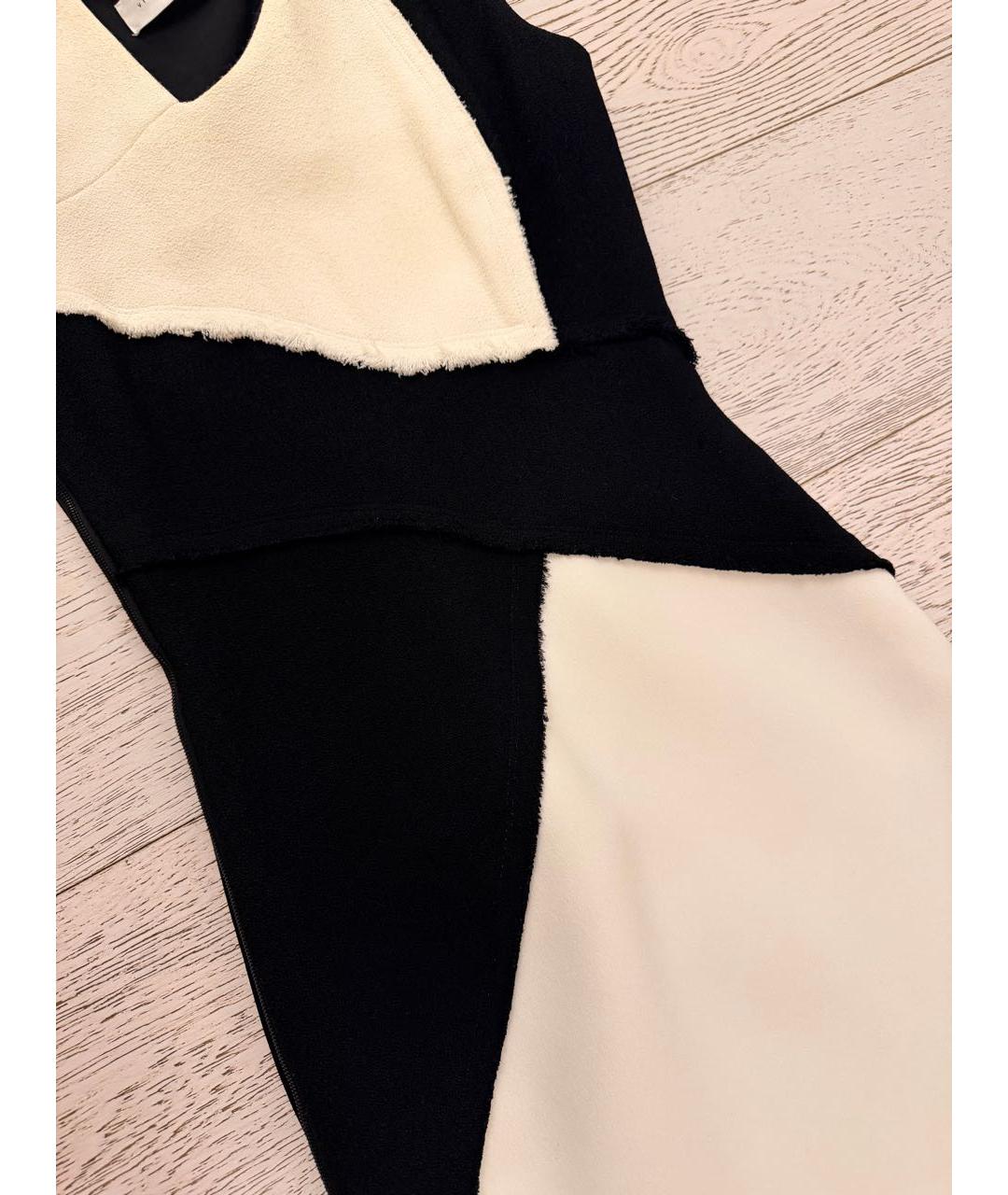 VICTORIA BECKHAM Черное вискозное коктейльное платье, фото 5