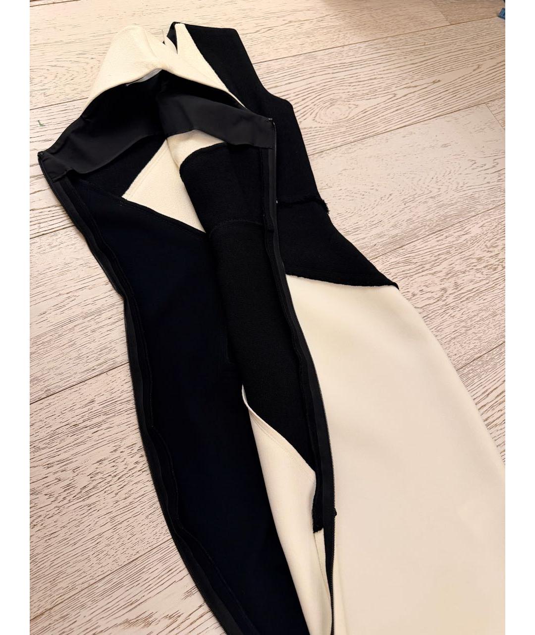 VICTORIA BECKHAM Черное вискозное коктейльное платье, фото 4