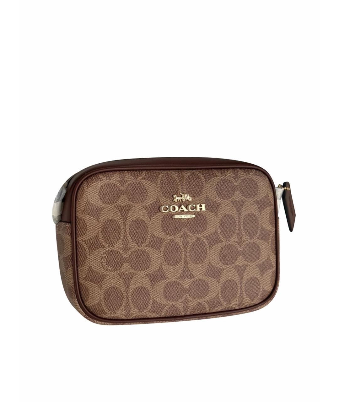 COACH Коричневая сумка через плечо, фото 1