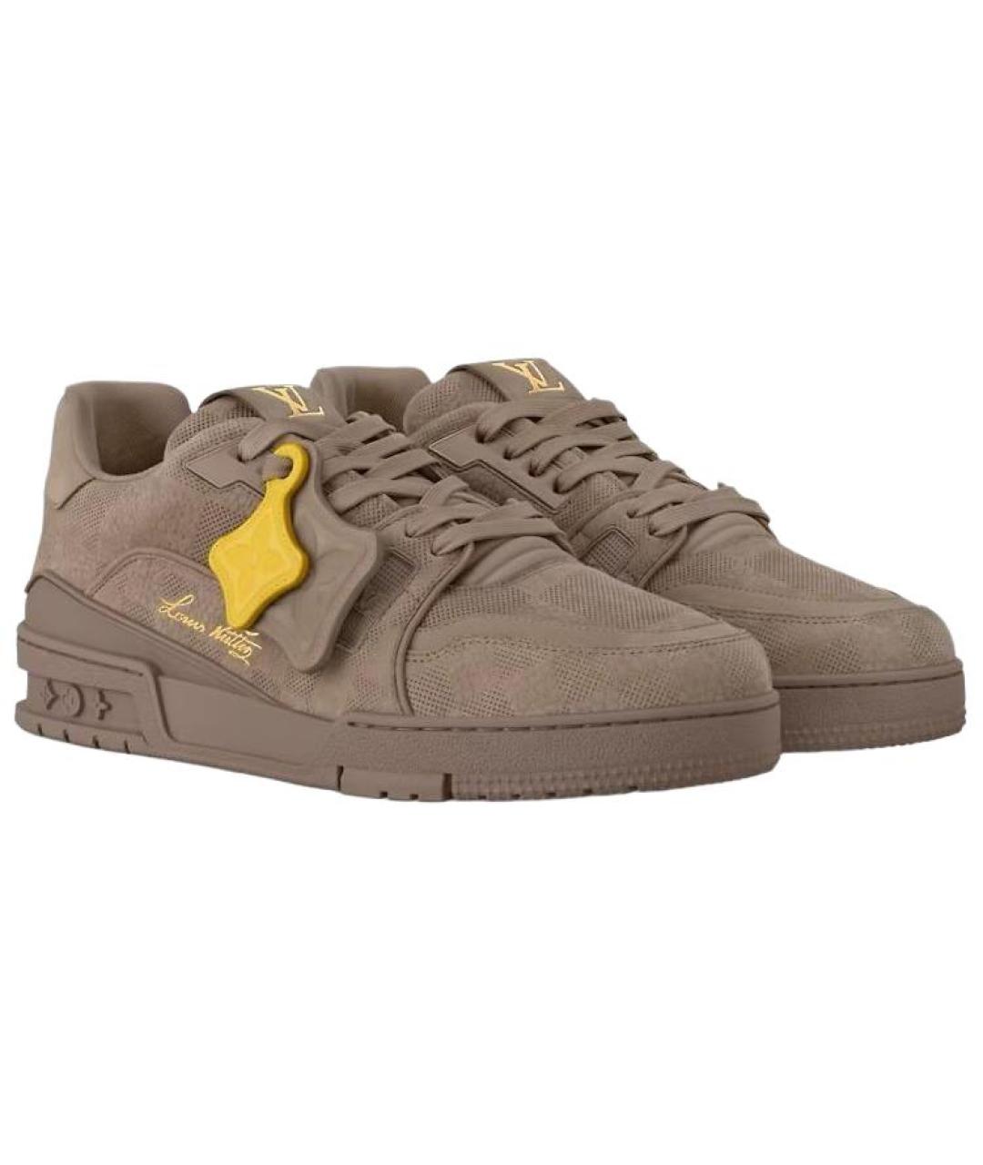 LOUIS VUITTON Кожаные кроссовки, фото 3