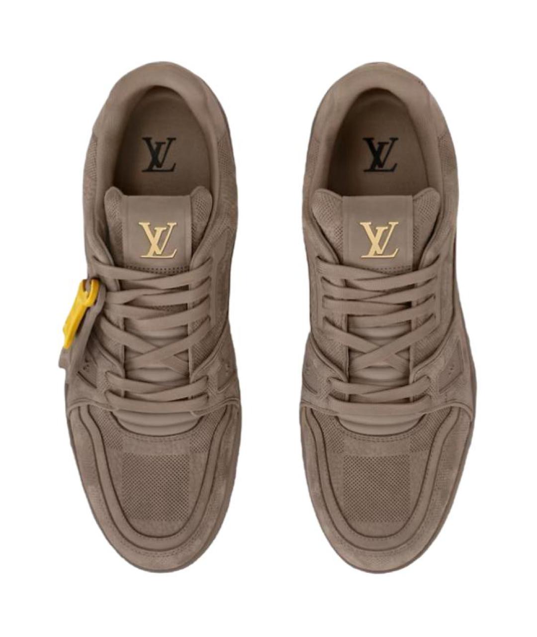 LOUIS VUITTON Кожаные кроссовки, фото 4