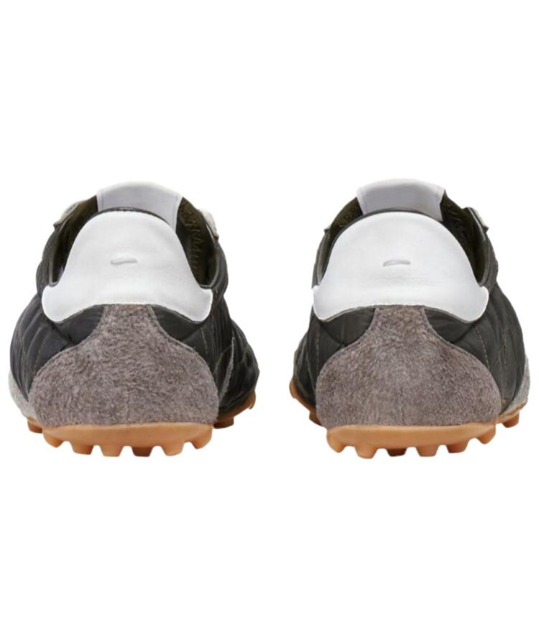 MAISON MARGIELA Черные низкие кроссовки / кеды, фото 5