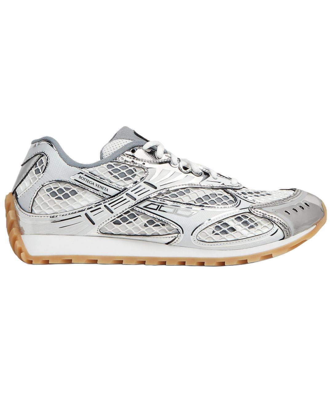 BOTTEGA VENETA Серебряные кроссовки, фото 6